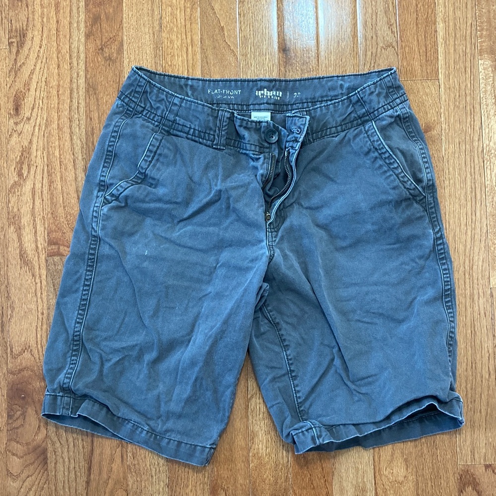 Urban Outfitters Gray Flat Front Shorts